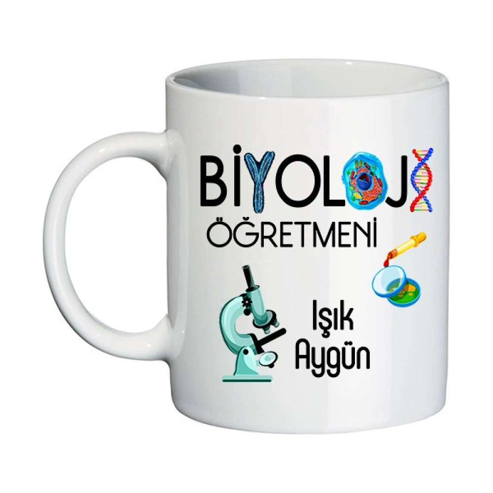 Biresimden Biyoloji Öğretmenine Hediye Isimli Kupa Bardak - Öğretmenler Günü Hediyesi Oto Boyaları Fiyatı