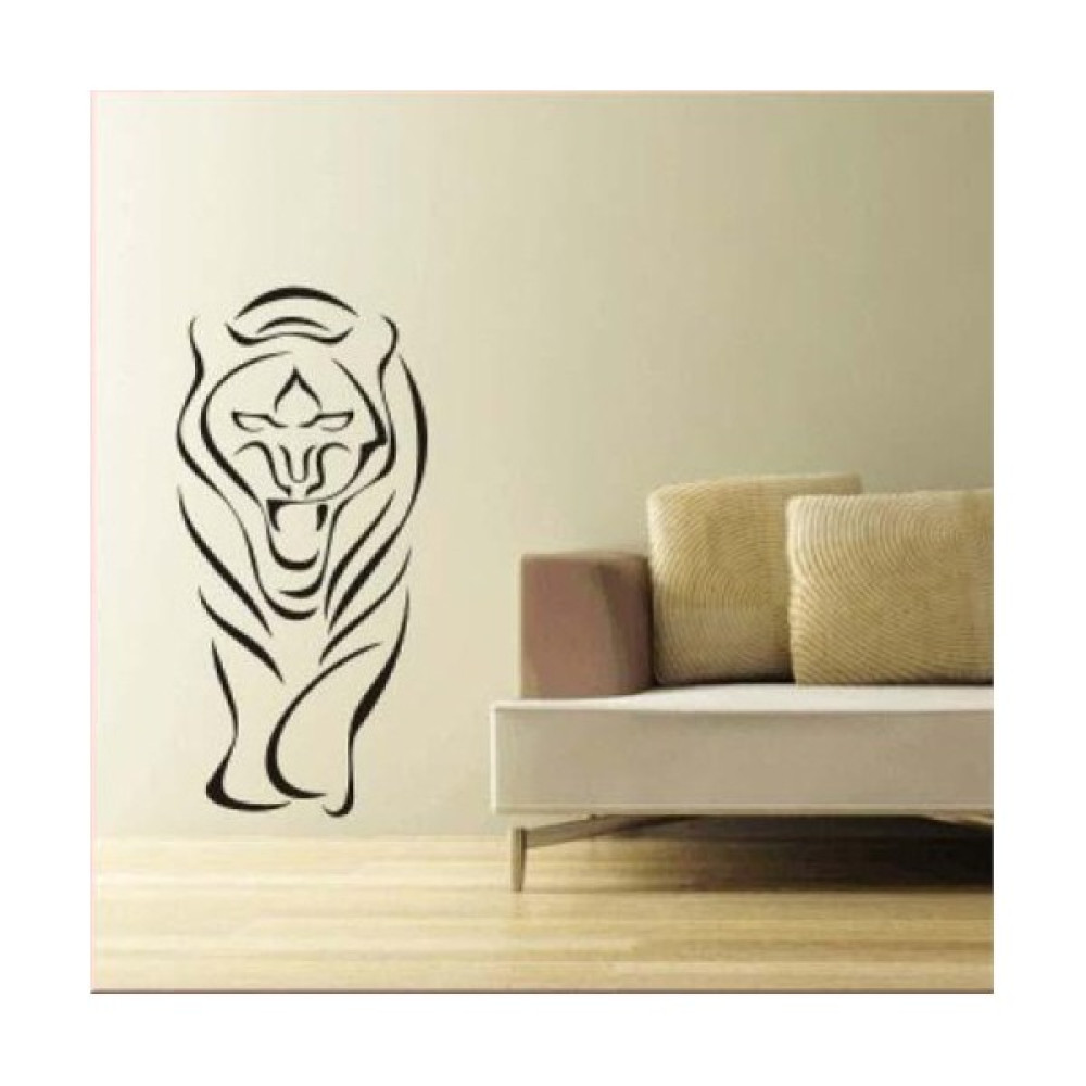 Birka Grafiti - Kaplan - Siyah - 120 x 57 cm Duvar Stickerı Fiyatı