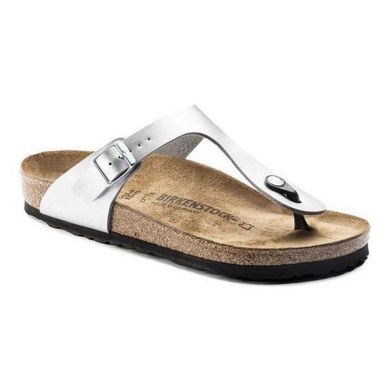 Birkenstock 043851 Gizeh Gümüş Kadın Terlik