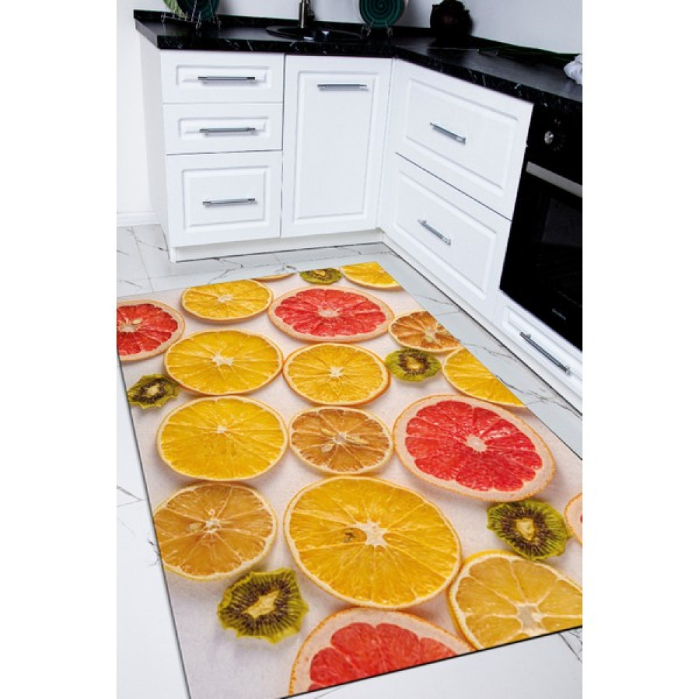 Birkilim Mutfak Halısı Yeni Model Kaymaz Taban Halı İPSD206 - Renkli - 160 x 230 cm Salon Halısı Fiyatı