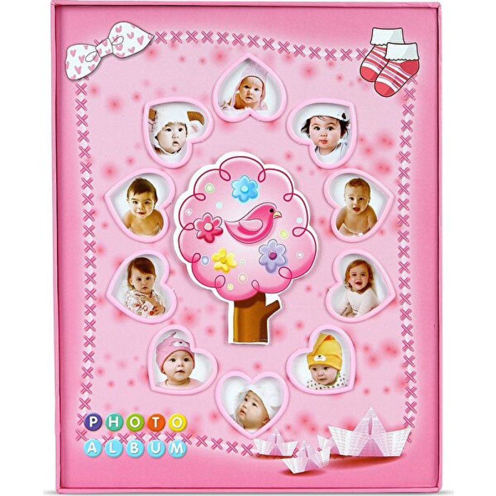 Birlik Fotoğrafçılık Pembe Bebek Albümü 5x7 (13X18) 120'LIK 6257 Resim & Fotoğraf Çerçevesi Fiyatı
