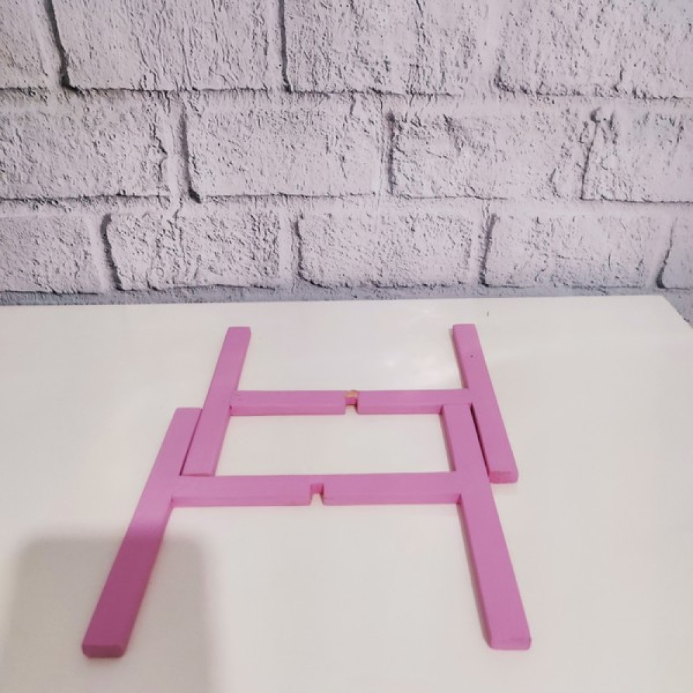 Birsev Dekoratif Saksı Altlığı 14*14CM. Handmade Şık Kullanışlı Yapboz Şeklinde 1 Adet - Pembe Saksı ve Aksesuarları Fiyatı