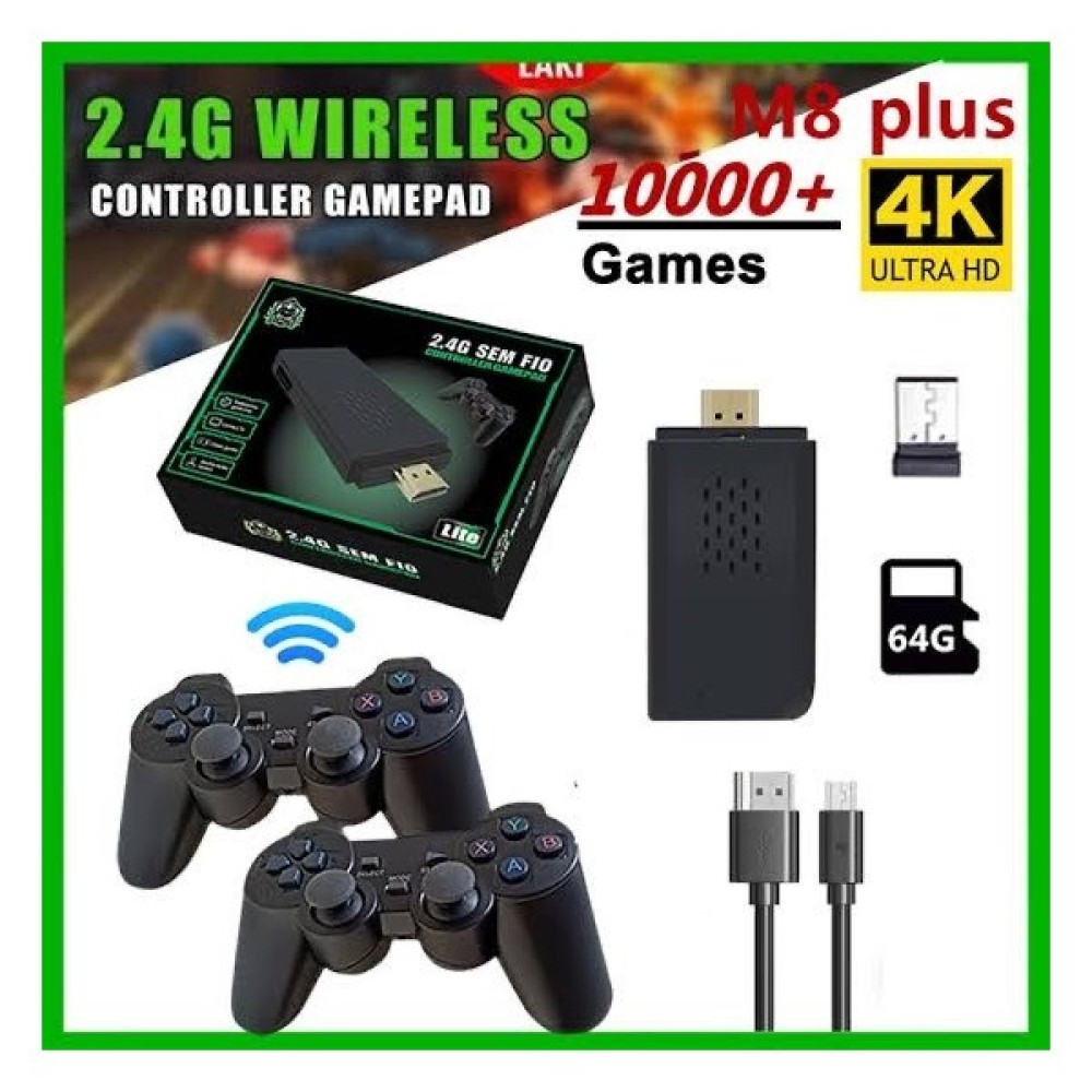 Birtech 2.4g Kablosuz Çift Kol Retro Oyunlar 4K Game Stick - Siyah PlayStation 2 - 3 Oyunları Fiyatı