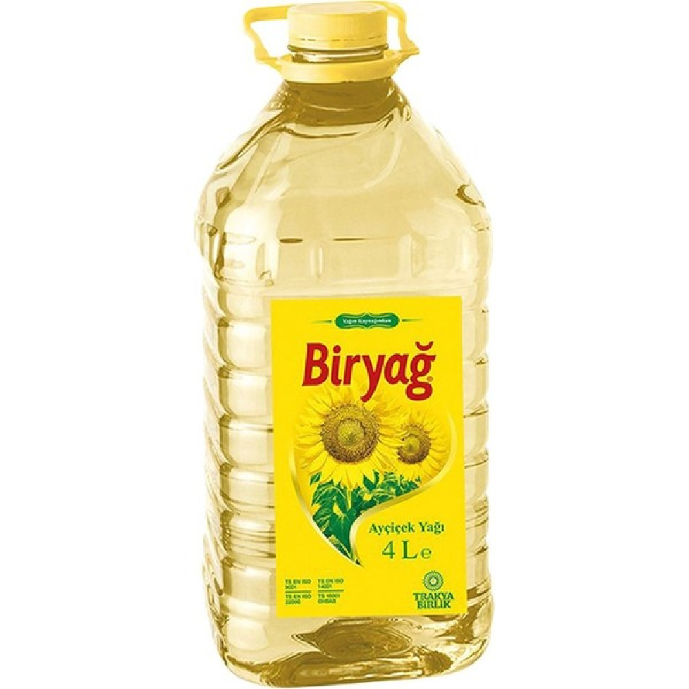 Biryağ Ayçiçek Yağı 4 lt x 6 Adet Diğer Fiyatı