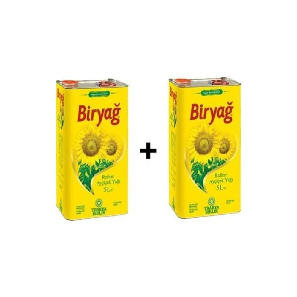 Biryağ Ayçiçek Yağı 5kg x 2 Tnk - 10 lt Diğer Fiyatı