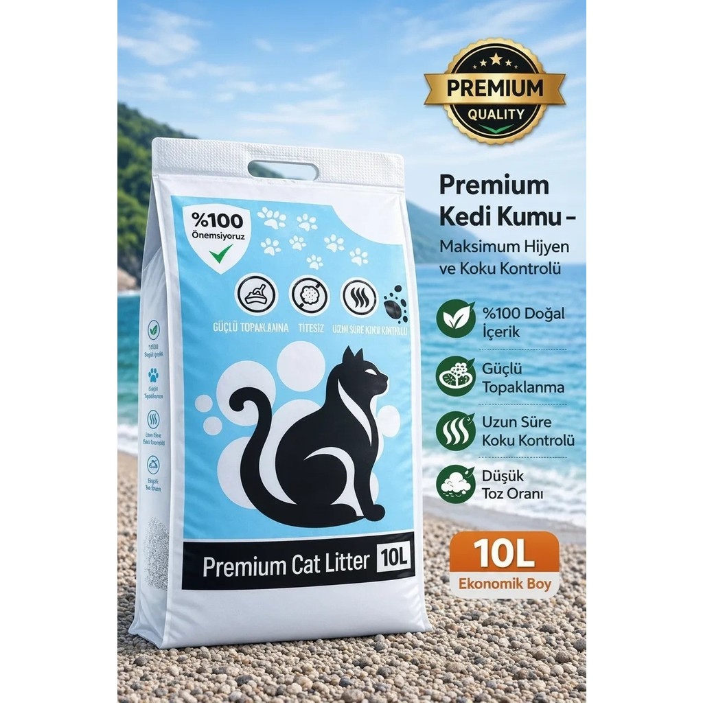 Biryirmi Doğal Içerikli Naturel Kokusuz Bentonit Kedi Kumu 10 Litre Tozdan Arındırılmış Tozsuz Kedi Kumu Ince Taneli (Net 8,40KG) Evcil Hayvan Ürünleri Fiyatı