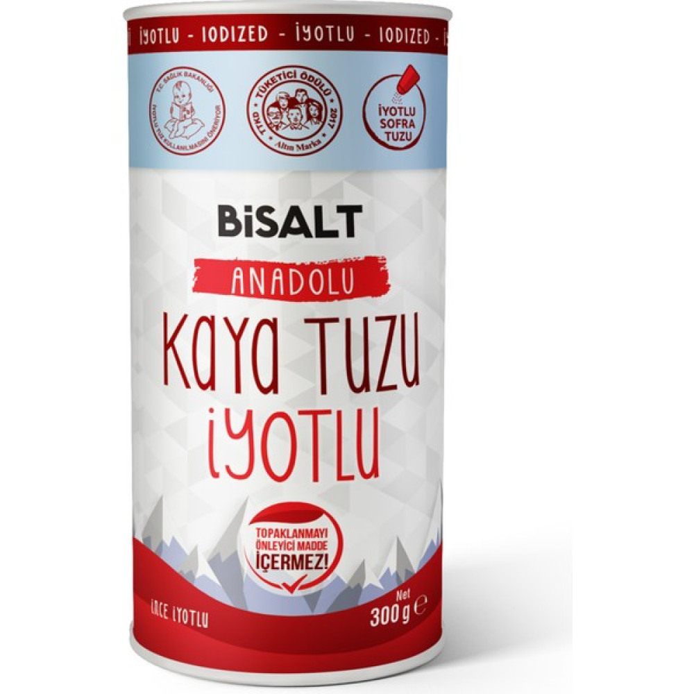 BiSALT Anadolu Kaya İyotlu Tuzluk 300 gr Diğer Fiyatı
