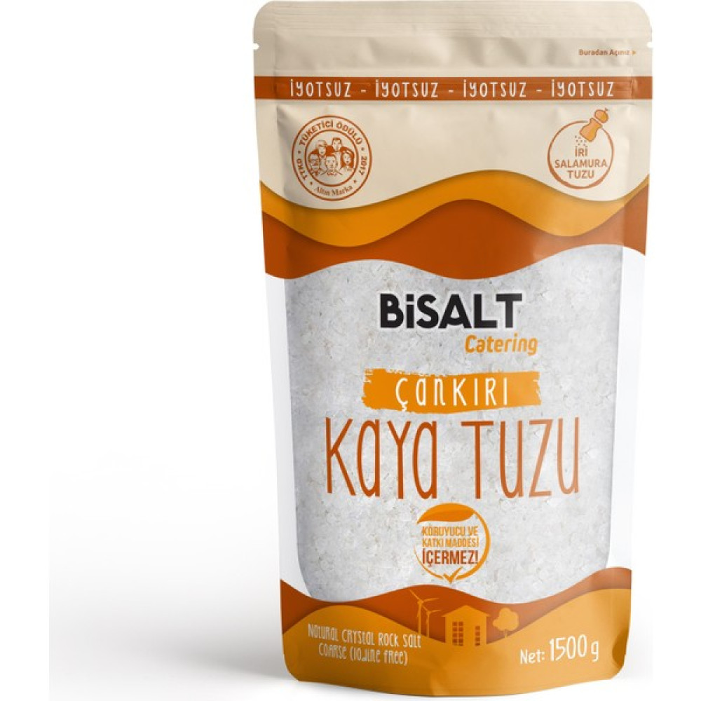 BiSALT Çankırı Kaya Tuzu Sofrada Öğütme 1500 g - 1,5 kg Diğer Fiyatı