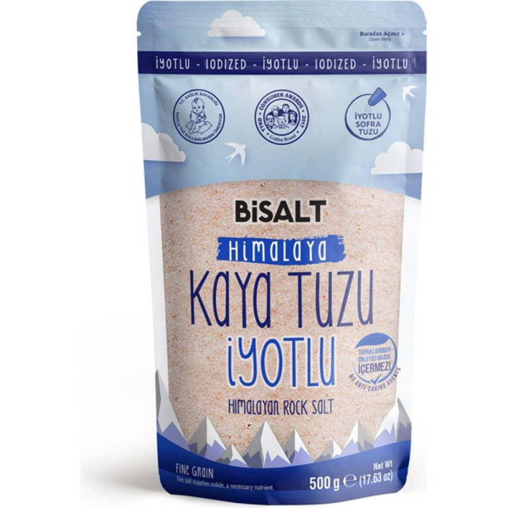 Bisalt Himalaya Kaya Tuzu Ince Iyotlu 500 gr Diğer Fiyatı