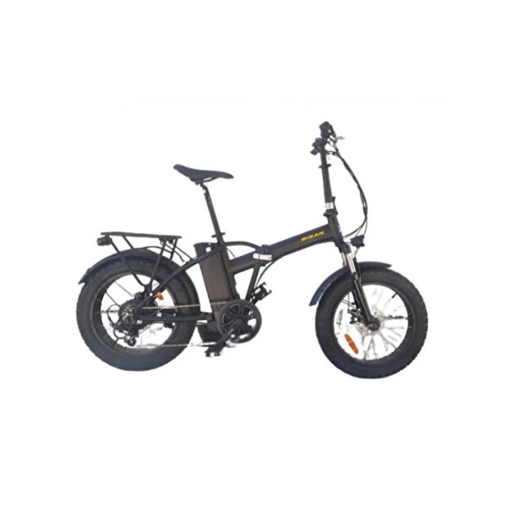 Bisan E-Folding-F2 20" 7 Vites Siyah-Sarı Katlanır Elektrikli Bisiklet Elektrikli Motosiklet Fiyatı