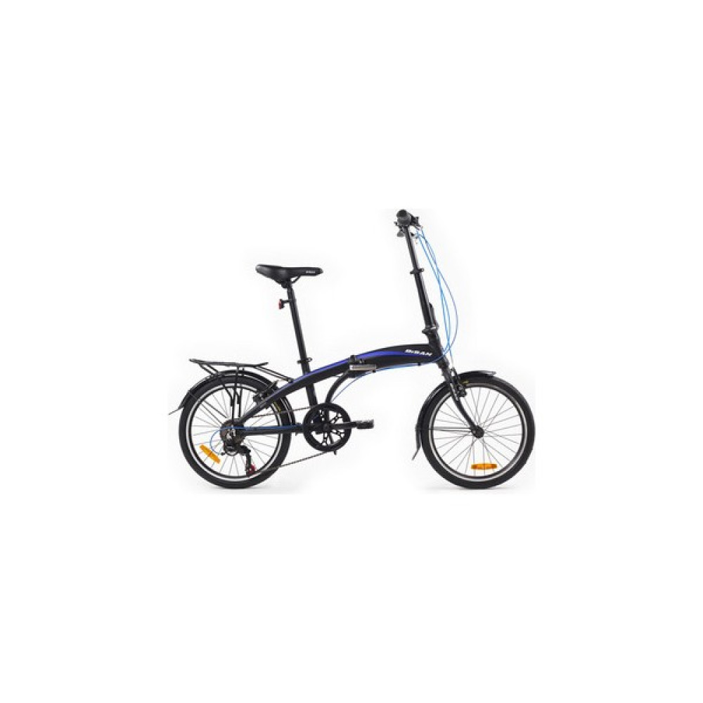 Bisan Fx 3500 Katlanır Bisiklet 20 Jant 6V 31 cm - Siyah Mavi Katlanabilir Bisiklet Fiyatı
