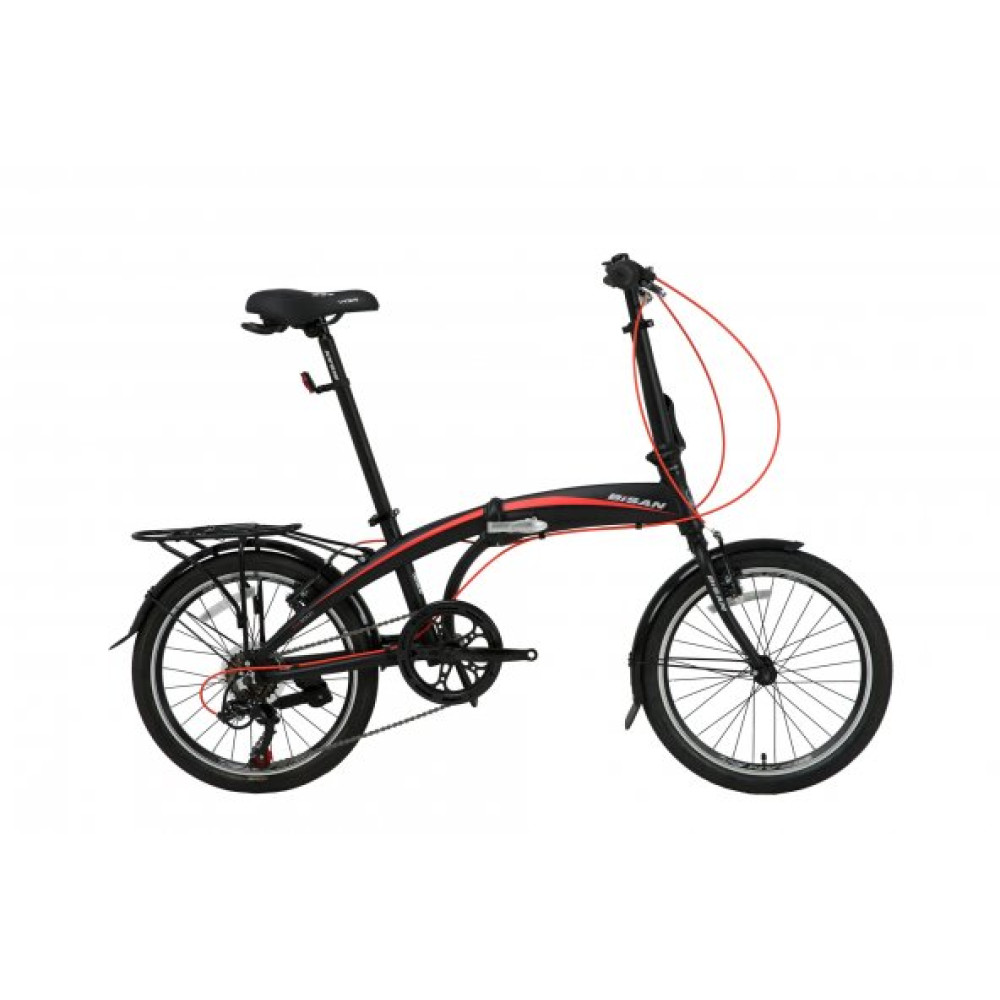Bısan Fx3500 Katlanır Bısıklet Sıyah/Kırmızı Katlanabilir Bisiklet Fiyatı