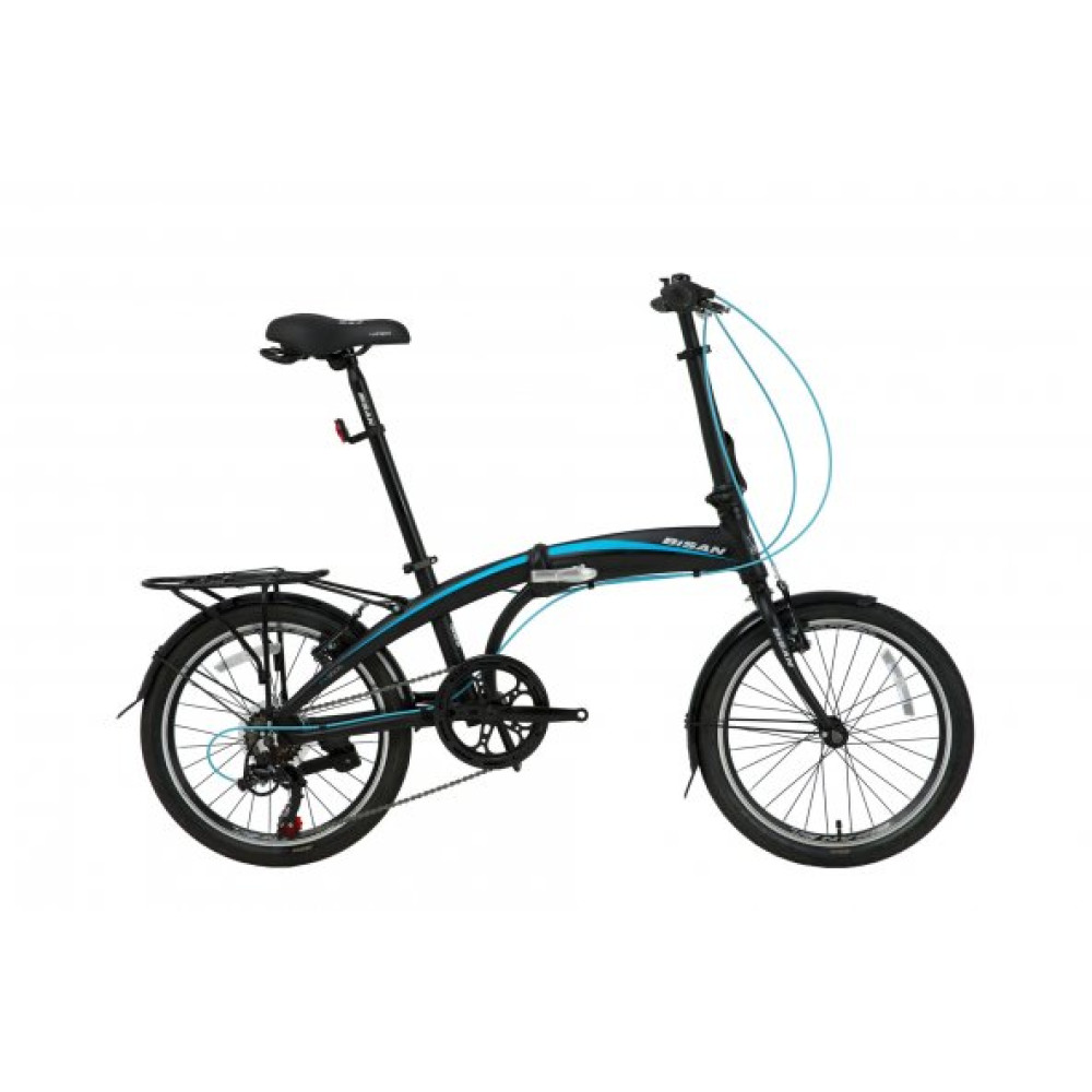 Bısan Fx3500 Katlanır Bısıklet Sıyah/Mavı Katlanabilir Bisiklet Fiyatı