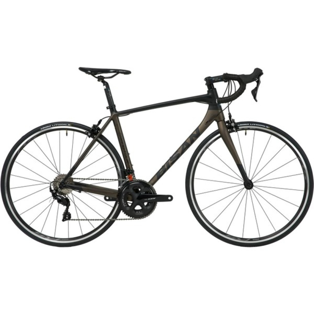 Bisan Grand Tour Eco Sora Yol Bisikleti Siyah - Gri 52CM Yarış-Profesyonel Bisikletleri Fiyatı