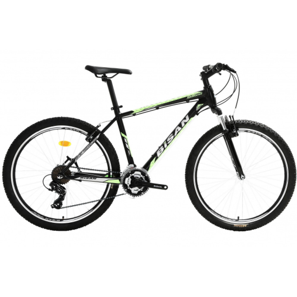 Bısan Mtx 7050 V Sıyah/Yesıl 17"/43 Cm 26" 21 Vıtes Dag Bısıkletı Kondisyon Bisikletleri Fiyatı