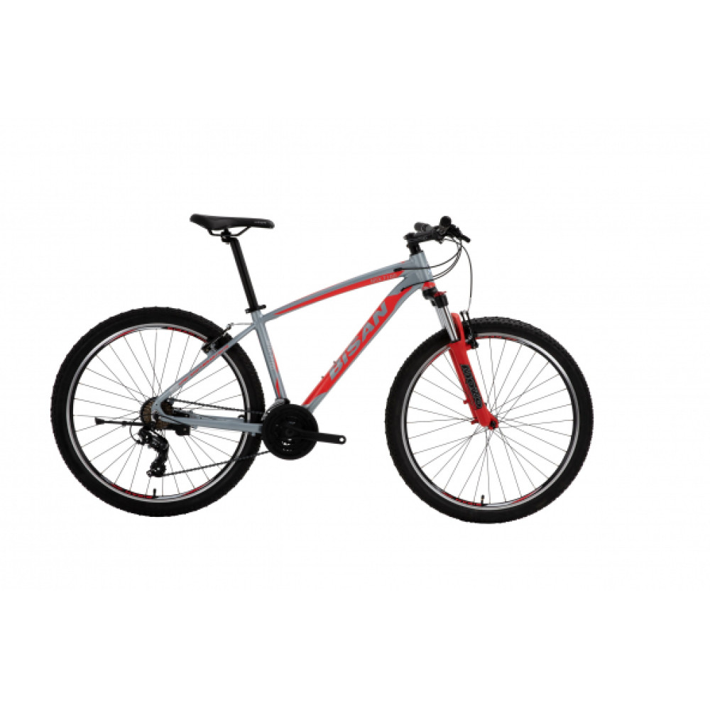 Bısan Mtx 7100 Grı/Kırmızı 19"/48 Cm 26" 21 Vıtes Dag Bısıkletı Kondisyon Bisikletleri Fiyatı
