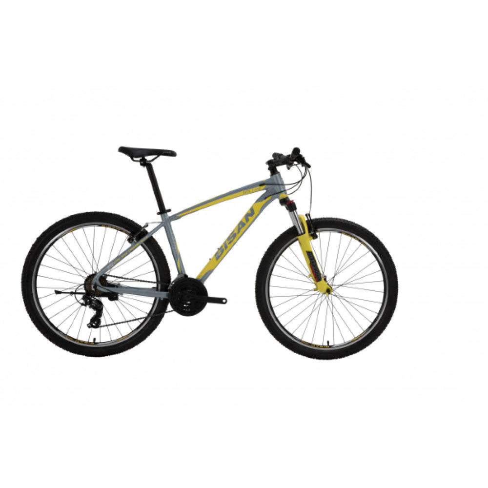 Bısan Mtx 7100 Grı/Sarı 21"/53 Cm 27,5" 21 Vıtes Dag Bısıkletı Kondisyon Bisikletleri Fiyatı