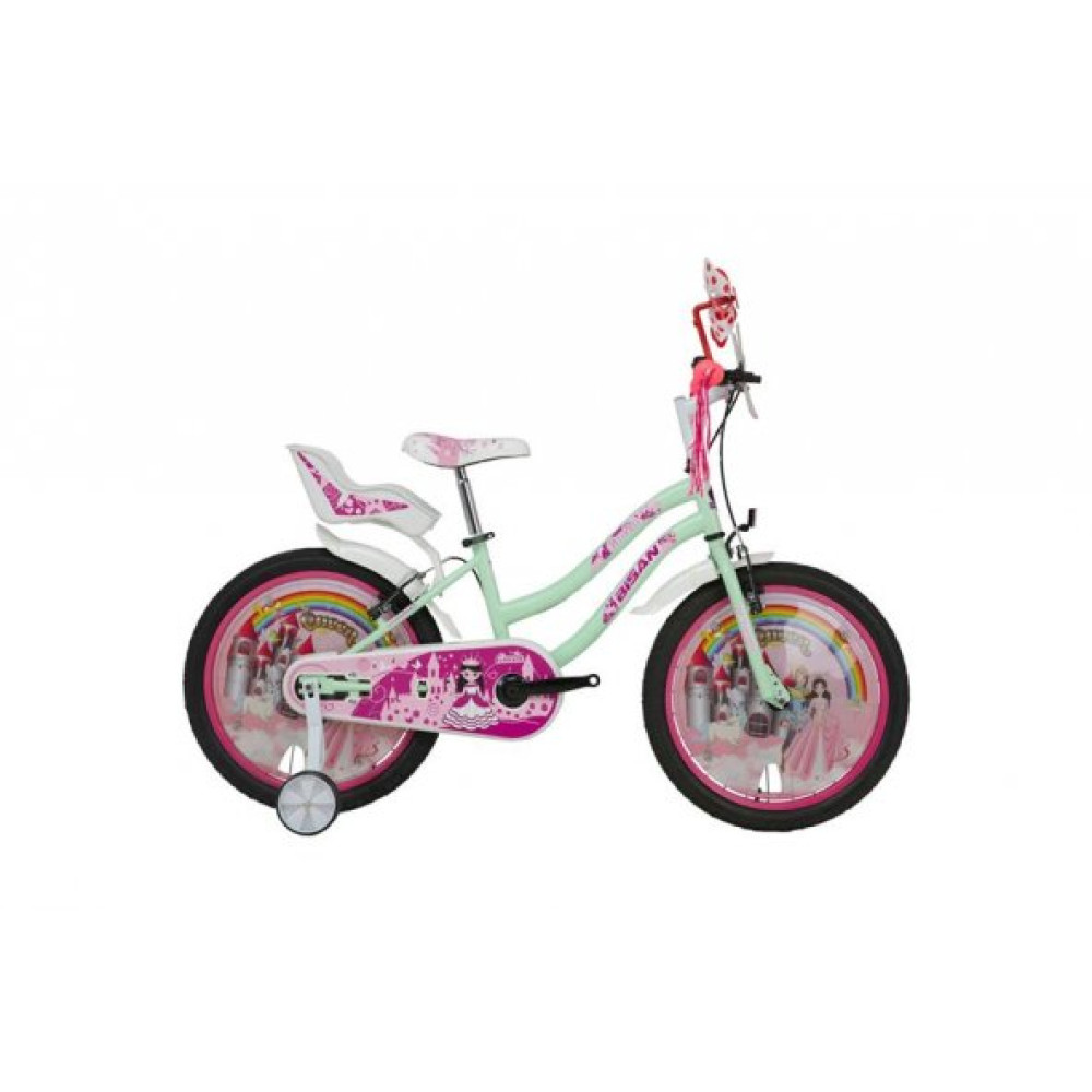 Bısan Queen Kız Cocuk Bısıkletı 30Cm V 20 Jant Mınt Yesıl Pembe Çocuk Bisikletleri Fiyatı