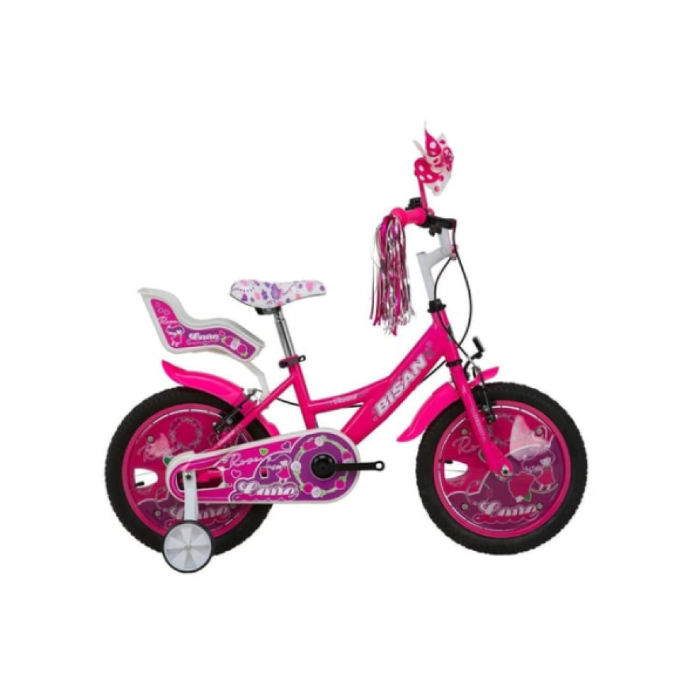 Bisan Rose Kiz Cocuk Bisikleti 26Cm V 16 Jant Metalik Pembe Çocuk Bisikletleri Fiyatı
