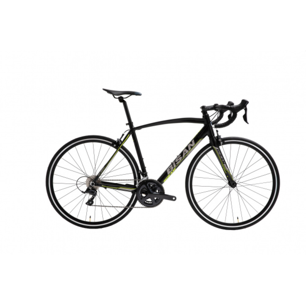 Bısan Rx 9300 Mat Sıyah/Neon Sarı 50Cm/700C 18 Vıtes Yol Bısıkletı Kondisyon Bisikletleri Fiyatı
