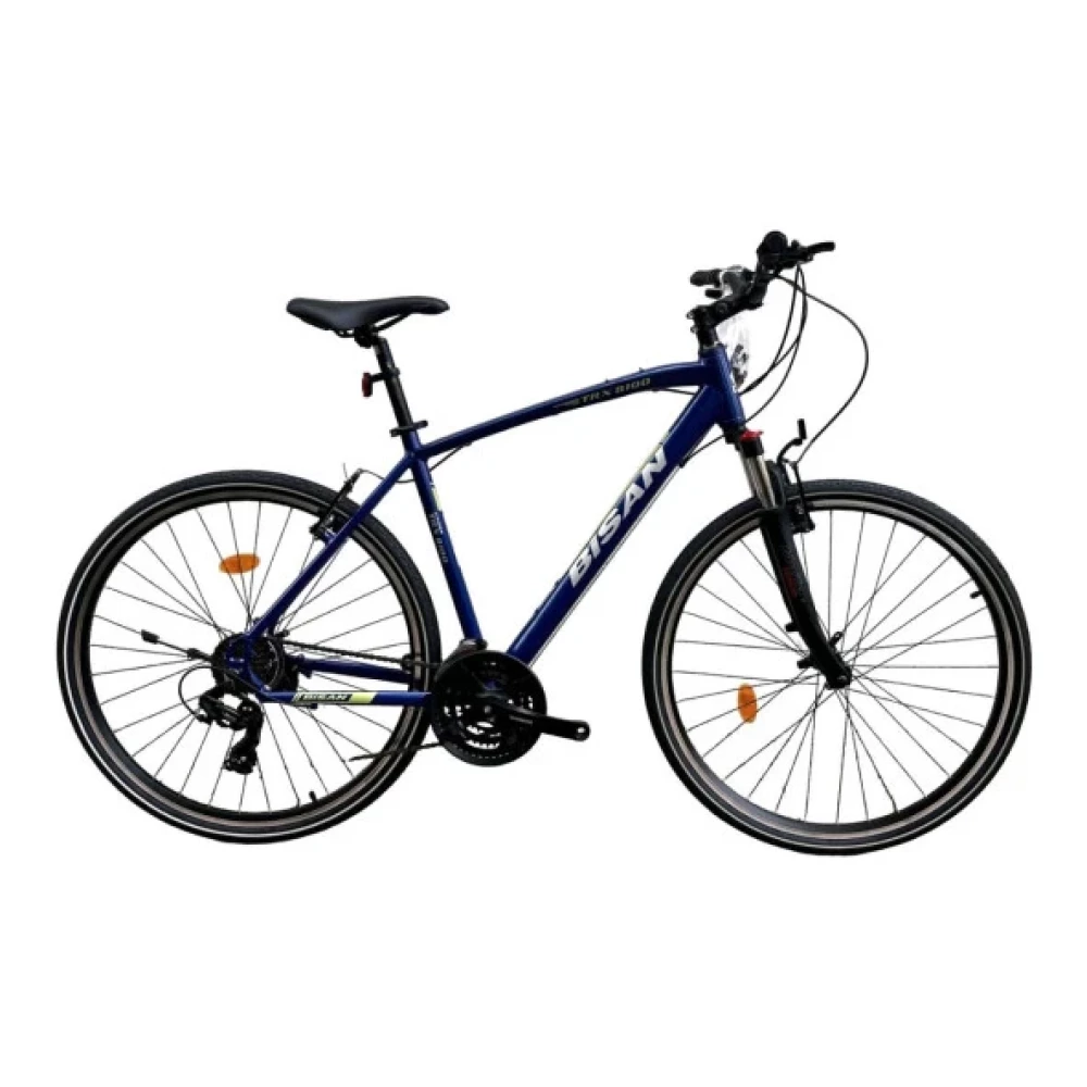 Bisan Trx 8100 21 Vites V Trekking Bisiklet Lacivert - Yesil/Beyaz 52Cm Yarış-Profesyonel Bisikletleri Fiyatı