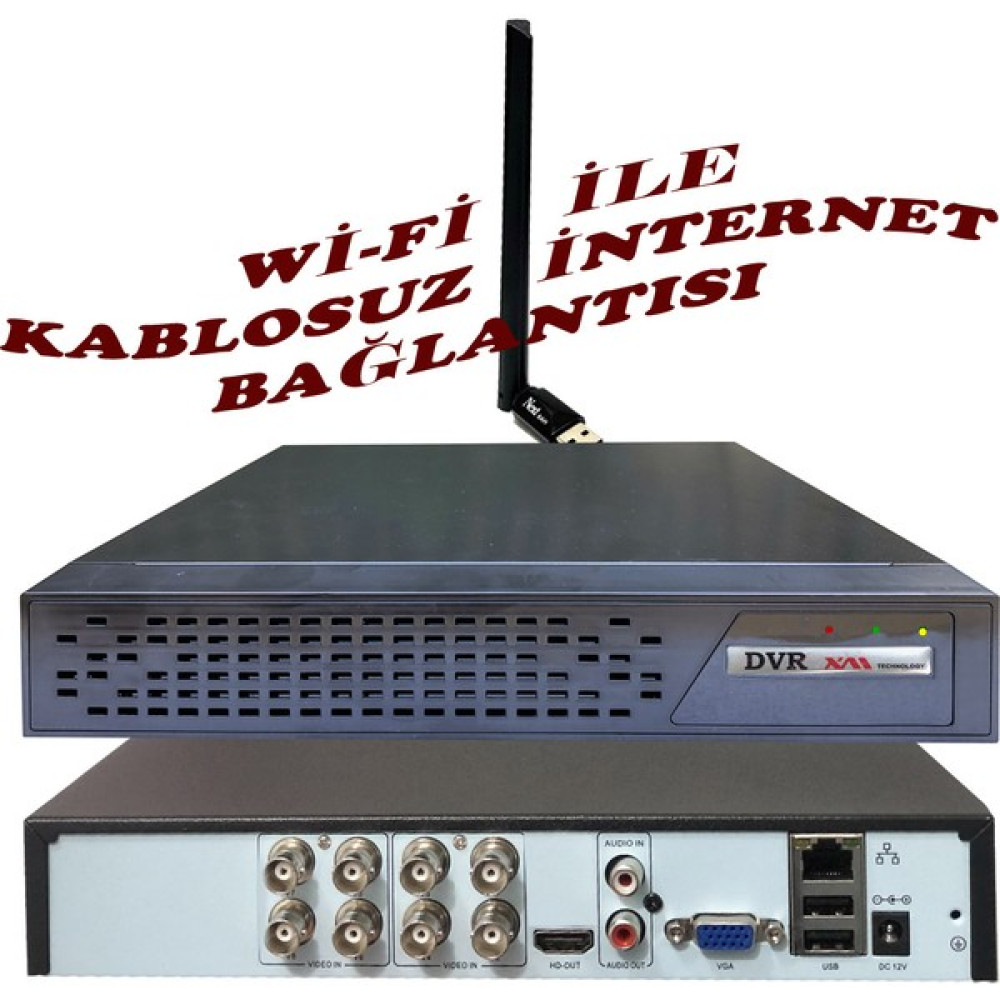 Bises 8 Kanal Wi-Fi Den Internete Bağlanan 5 Mp H265+ Hıbrıt Araç, Insan ve Yüz Tanımalı Xmeye Kayıt Cihazı_bs Ad 9008XMEYE Güvenlik Sistemi Kayıt Cihazı Fiyatı