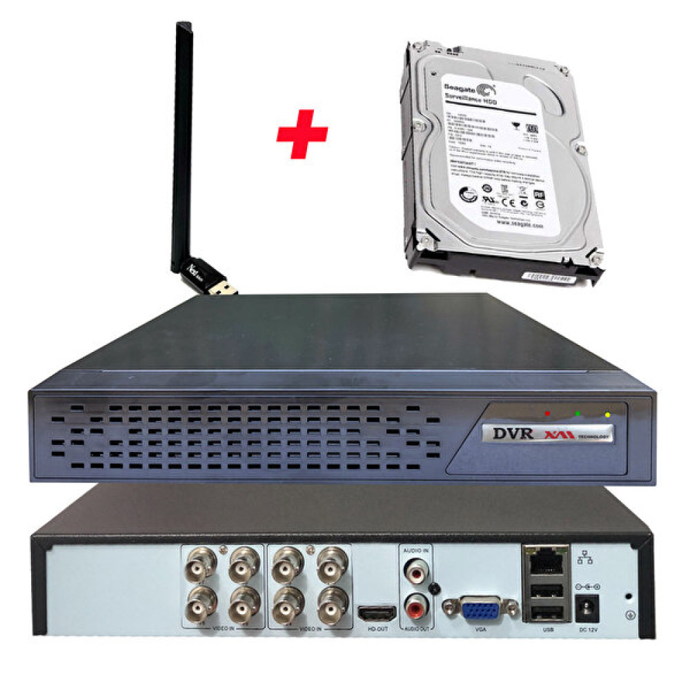 Bises 8 Kanal Wi-Fi Ve 250 GB HDD'li 5 MP H265+ 1080p Hibrit Araç Ve Yüz Tanımalı Xmeye Kayıt Cihazı BS Ad9008Xmeye Güvenlik Kameraları Fiyatı