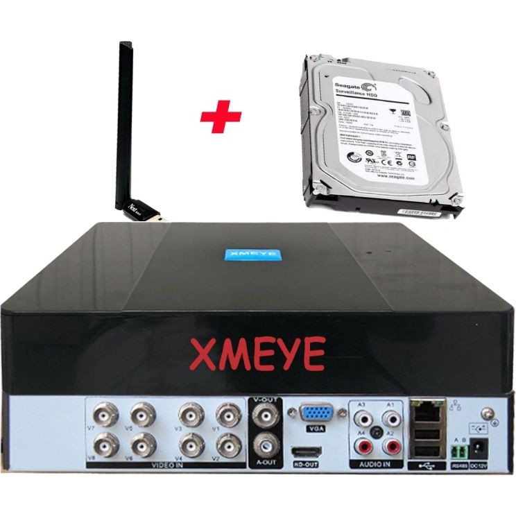Bises 8 Kanal Wi-Fi ve 250 GB Hdd'li 5 Mp H265+ Hibrit Araç, Insan, Yüz Tanımalı Xmeye Kayıt Cihazı_bs 108XM-PLS Sabit Diskler Fiyatı