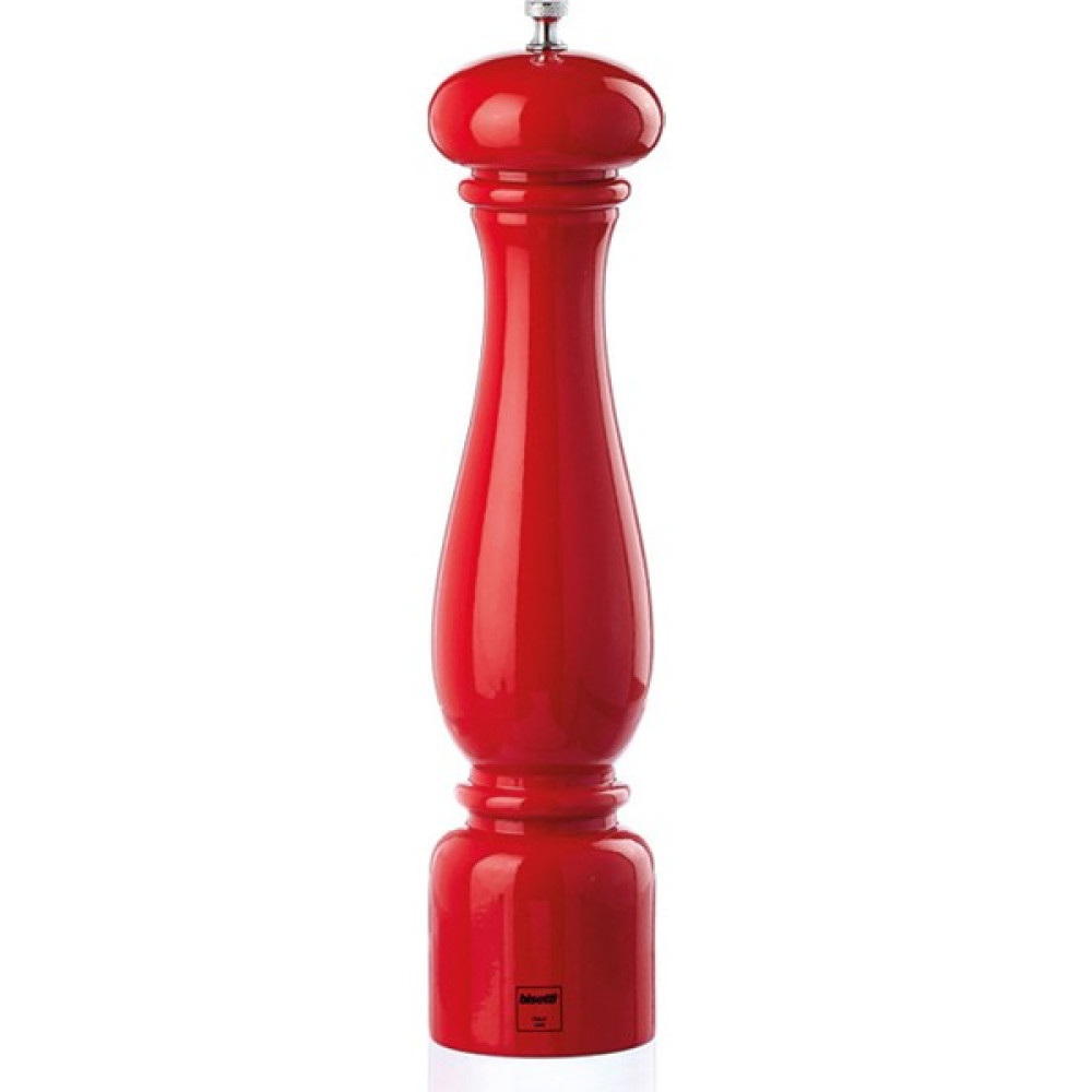Bisetti Firenze Red Lacquered Ahşap Karabiber Değirmeni - 320MM Baharat Setleri & Baharatlıklar Fiyatı