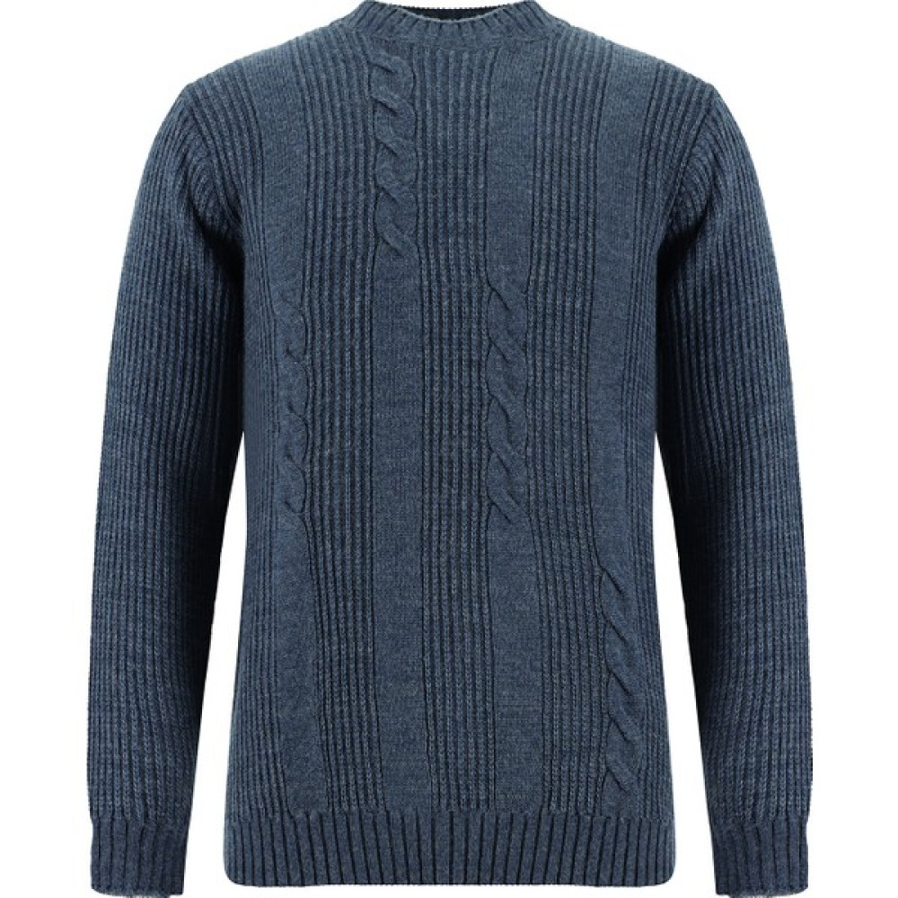 Bisiklet Yaka Slim Fit Desenli Triko Kazak Erkek Kazak & Süveter & Triko Fiyatı