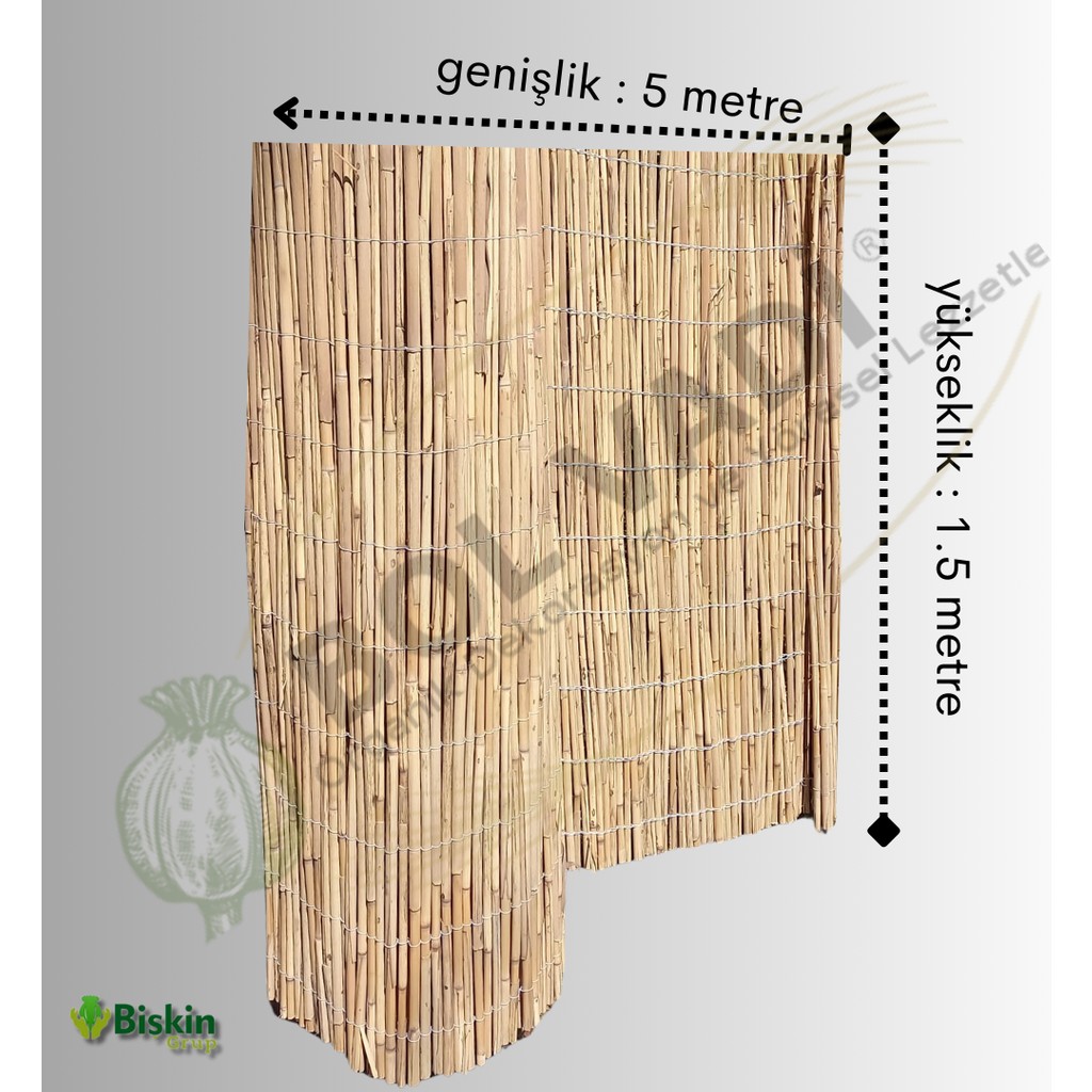 Bişkin Bolvadi Kamış Çit Bambu Çit Hasır Çit 1 5 X 5 Metre - 1,5 m x 5 m SSD / Solid State Drive Fiyatı