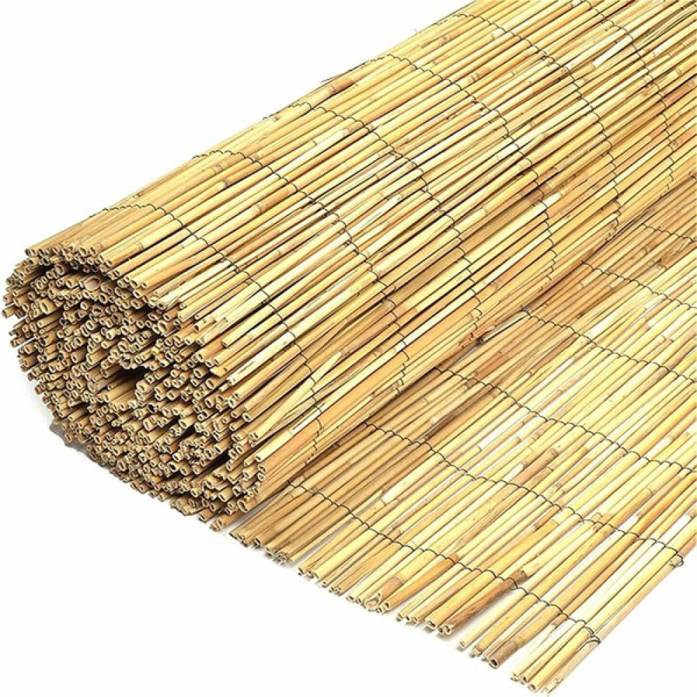 Bişkin Doğal Kamış Hasır Çit 120 Cm X 6 Metre Balkon Çiti Hasır Bambu Çit Bahçe Çiti Ve Gölgelik - 120x600 Bahçe Çiti Fiyatı