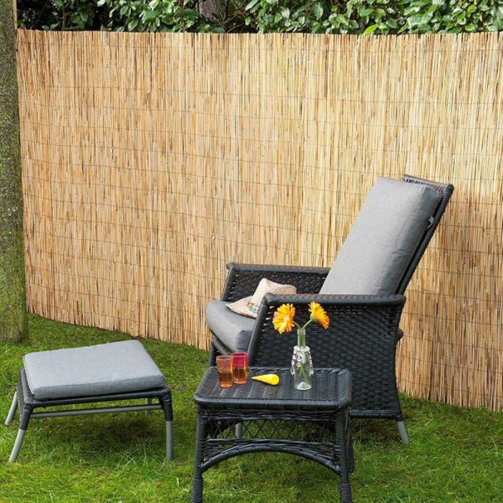 Bişkin Reed Fence Uv.Misina Ip Örgülü Doğal Kamış Çit Balkon Çiti Hasır Bambu Çit Bahçe Çiti Ve Gölgelik Dekor - 1metre x 5 metre Bahçe Çiti Fiyatı