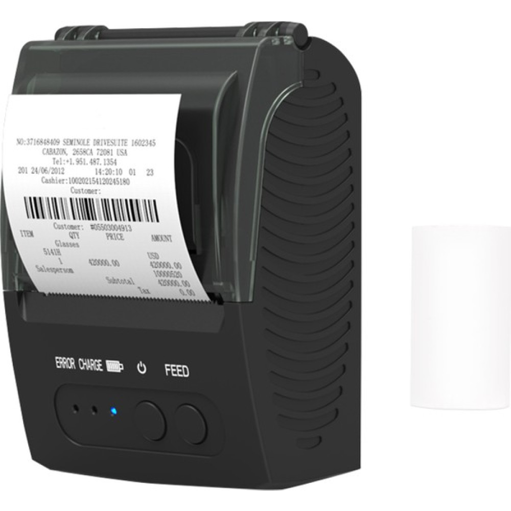 Bisofice 58MM Taşınabilir Mini Termal Makbuz Yazıcısı - Siyah (Yurt Dışından) Yazıcılar Fiyatı