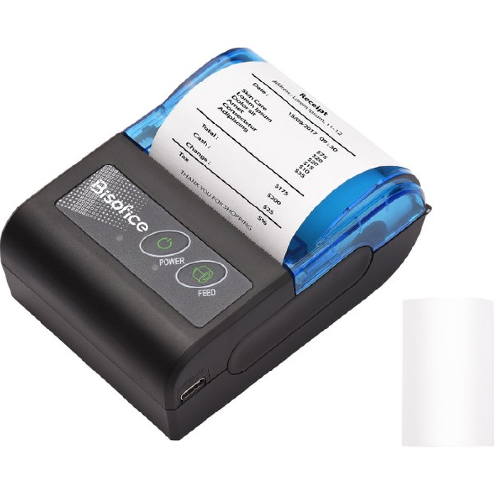 Bisofice XGR-POS581 Taşınabilir Mini Termal Yazıcı - Siyah (Yurt Dışından) Yazıcılar Fiyatı