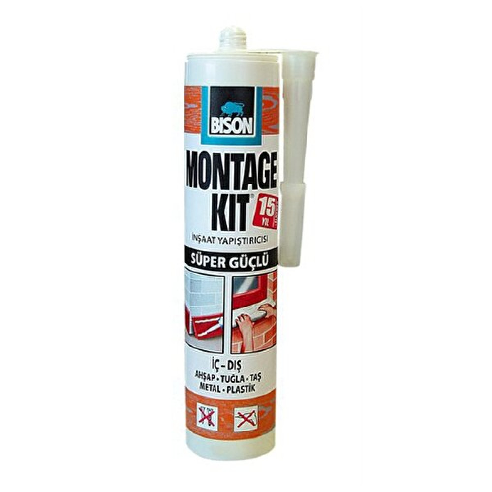 Bison Montage Kit Süper Güçlü 310 Ml Kartuş Nalburiye & Hırdavat Fiyatı