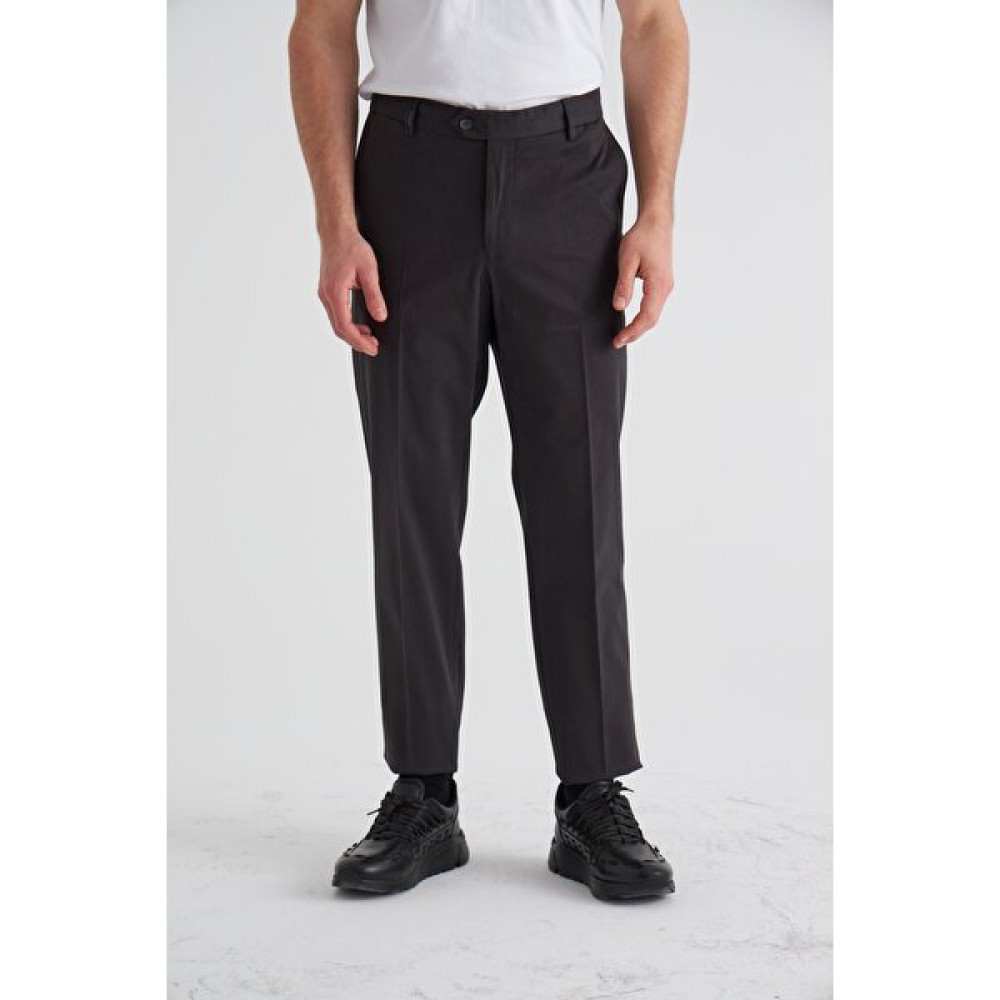 Bisse Erkek 4 Cep Gabardin Spor Pantolon FÜME PNS21K21201_D57 Erkek Pantolon Fiyatı