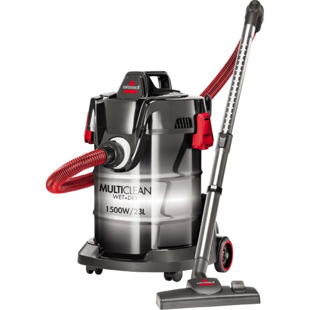 Bissell MultiClean Wet & Dry Drum 23L Islak Kuru Çok Amaçlı Elektrikli Süpürge - Siyah - Kırmızı Elektrikli Süpürgeler Fiyatı