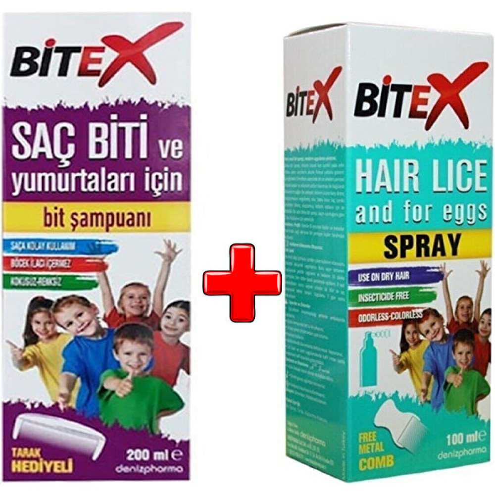 Bitex Şampuanı 200 ml + Bit Sprey 100 ml Çelik Taraklı Şampuan ve Saç Kremi Fiyatı