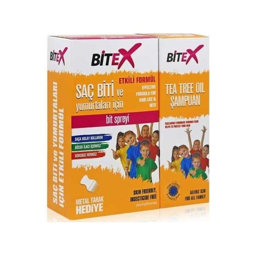 Bitex Spreyi 100 Ml + Şampuan 150 Ml Çelik Tarak Saç Şekillendirici Sprey Fiyatı