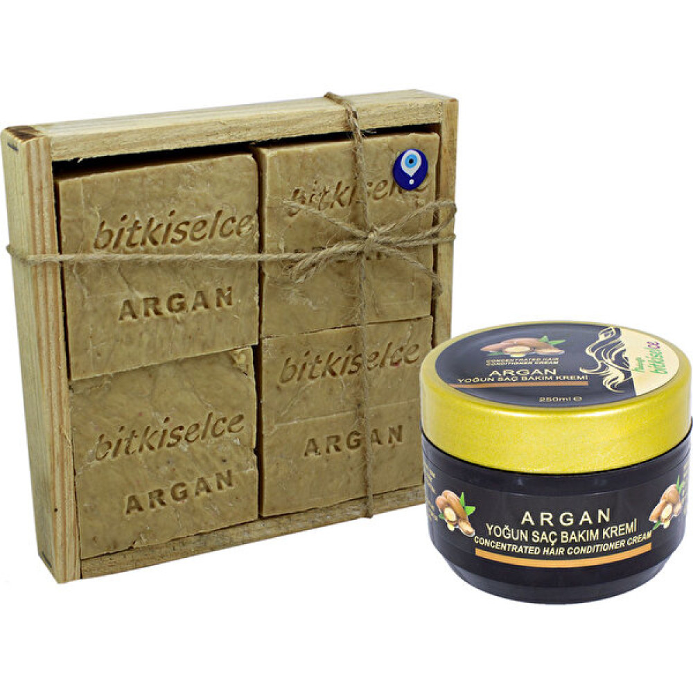 Bitkiselce Argan Yoğun Saç Bakım Kremi + Argan Sabun Seti Şampuan ve Saç Kremi Fiyatı