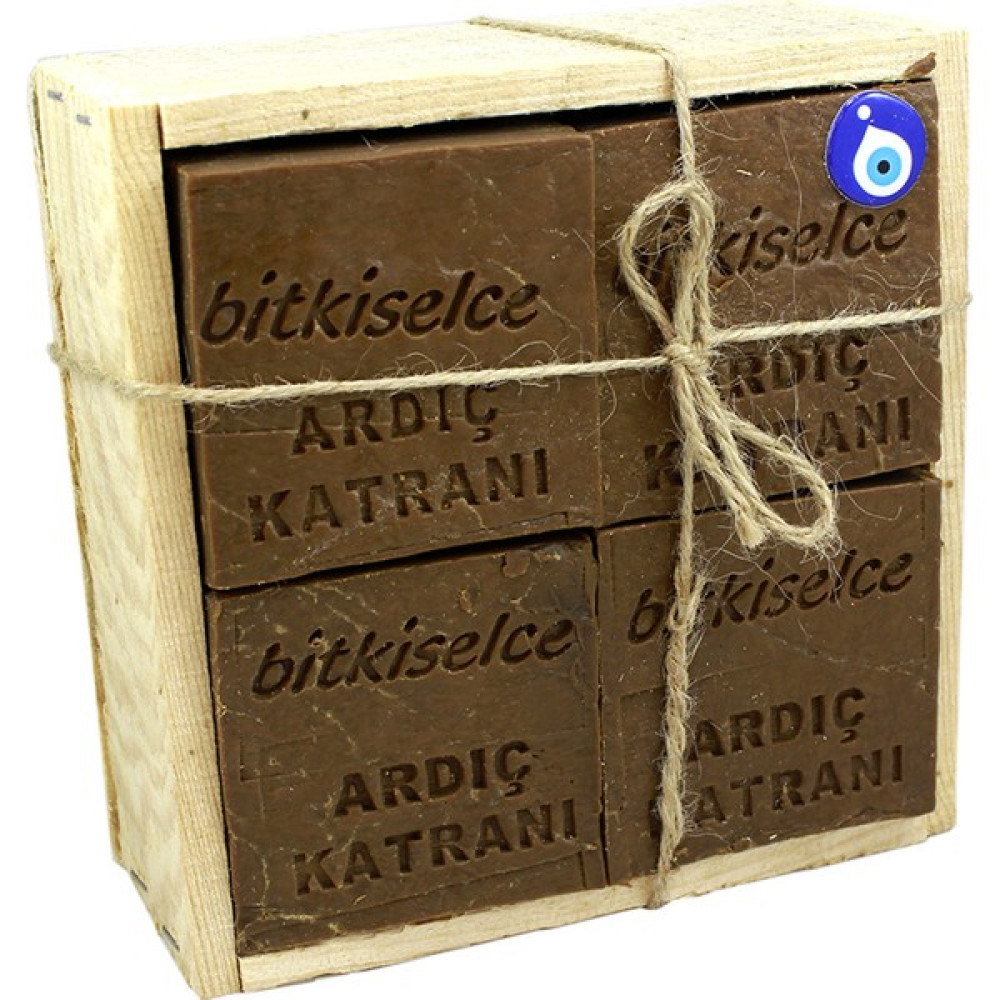 Bitkiselce El Yapımı Ardıç Katranı Sabunu 1 kg 8'li Sabunlar Fiyatı