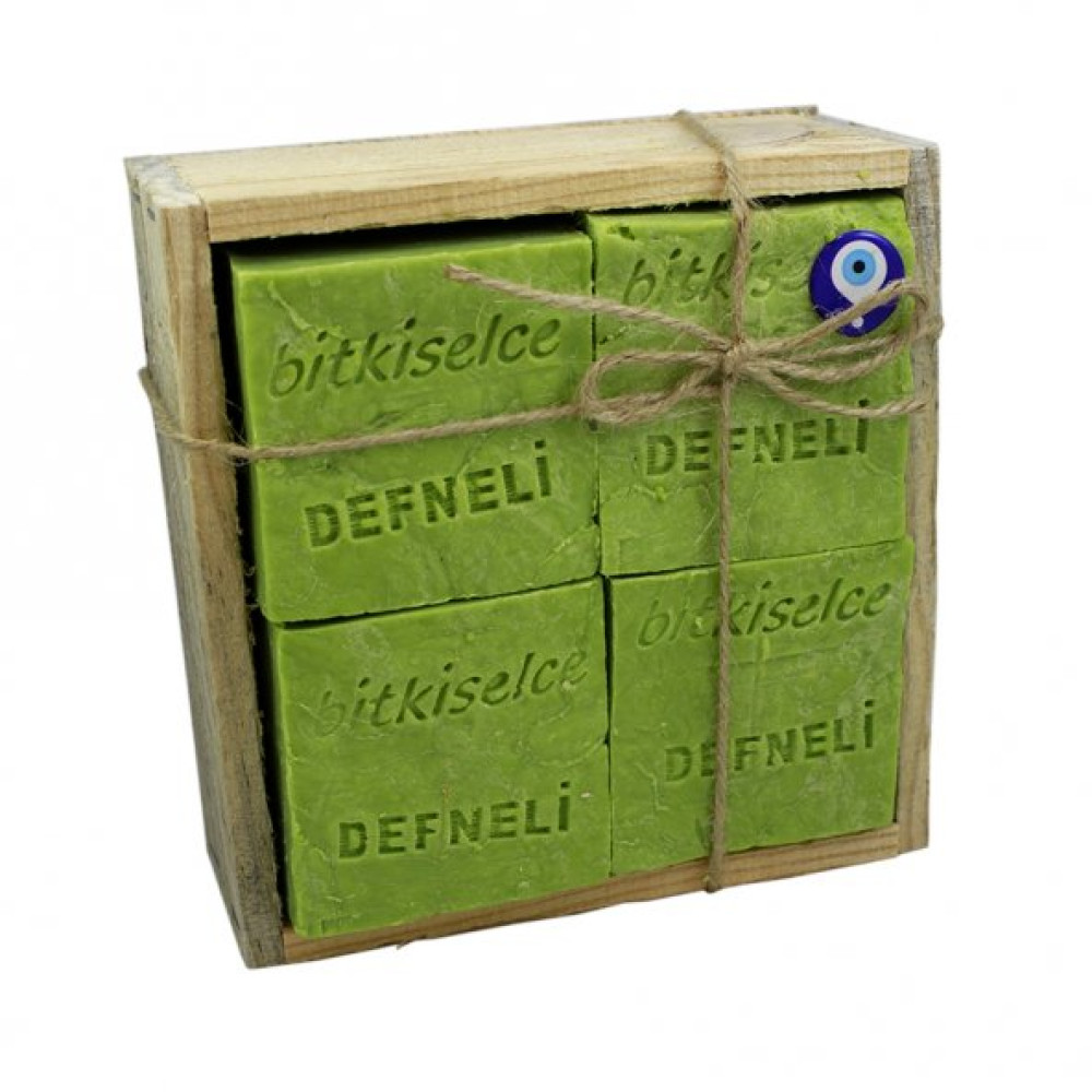 Bitkiselce El Yapımı Defneli Gar Sabunu 950Gr. 8 Adet Duş Jelleri ve Banyo Köpükleri Fiyatı