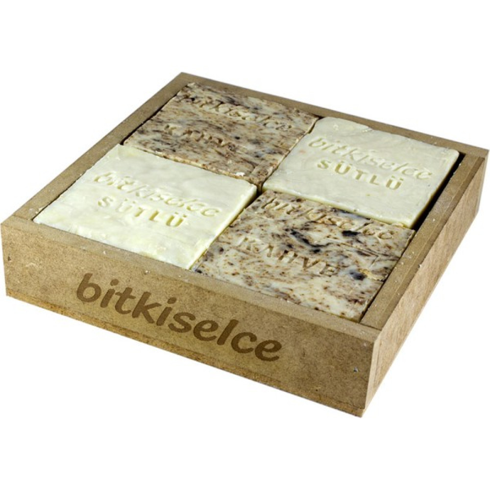 Bitkiselce El Yapımı Kahve&süt Sabunu -Ikisi Bir Arada- 450 Gr. 4 Kalıp Sabunlar Fiyatı