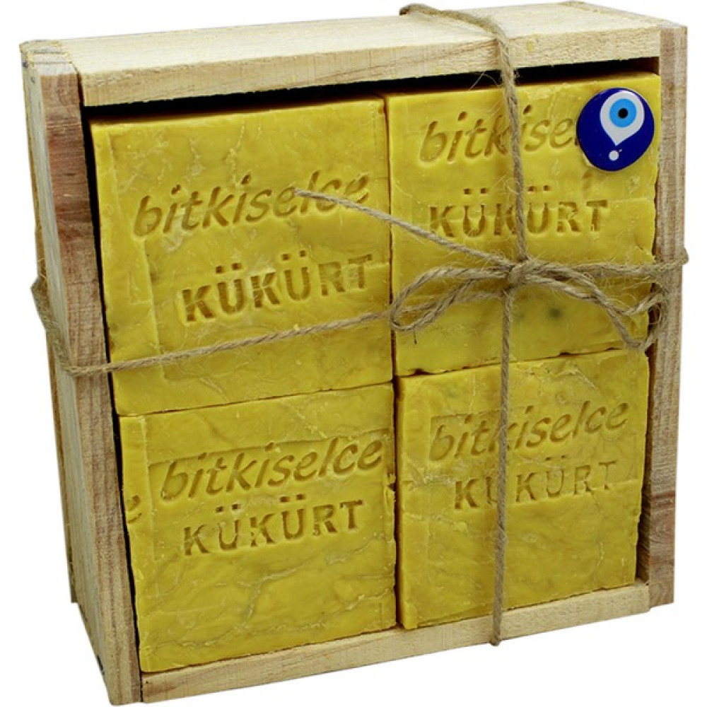 Bitkiselce El Yapımı Kükürt Sabunu 1 kg 8'li Sabunlar Fiyatı