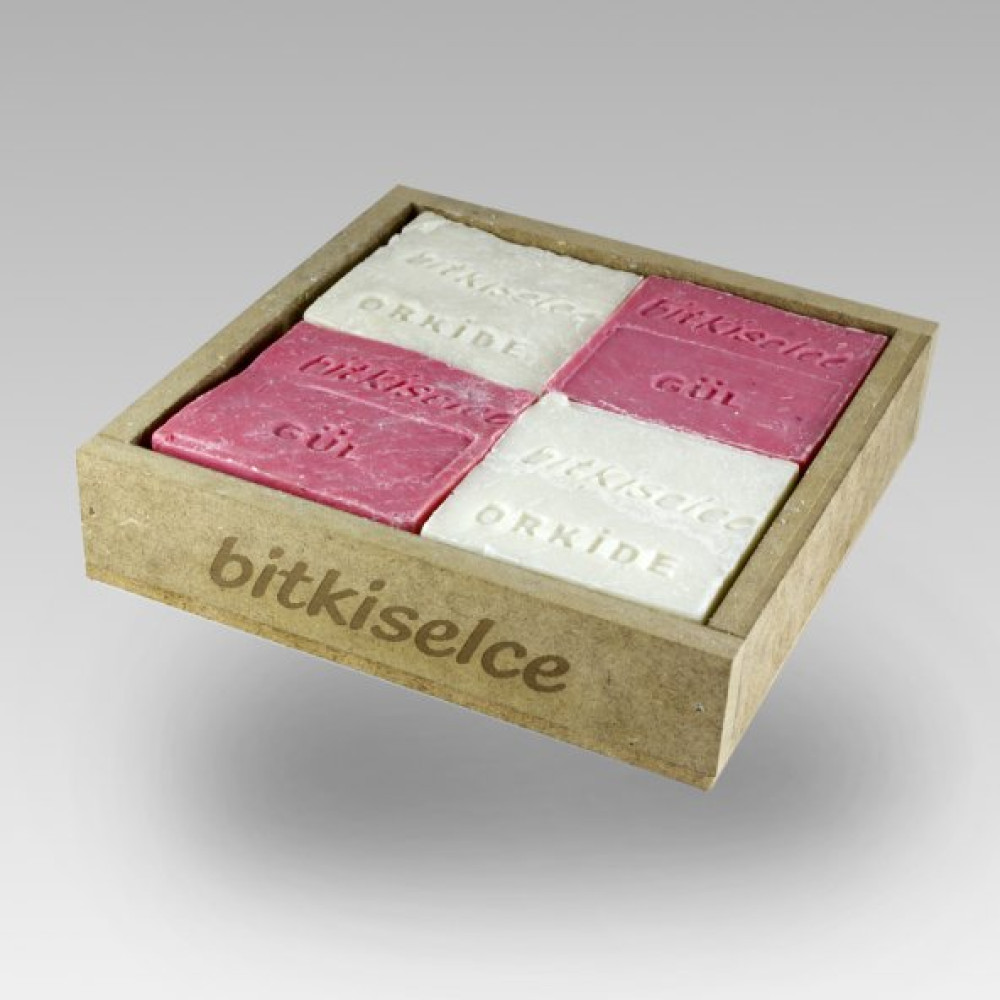 Bitkiselce Gül & Orkide Sabunu 450 Gr. 4 Kalıp Duş Jelleri ve Banyo Köpükleri Fiyatı