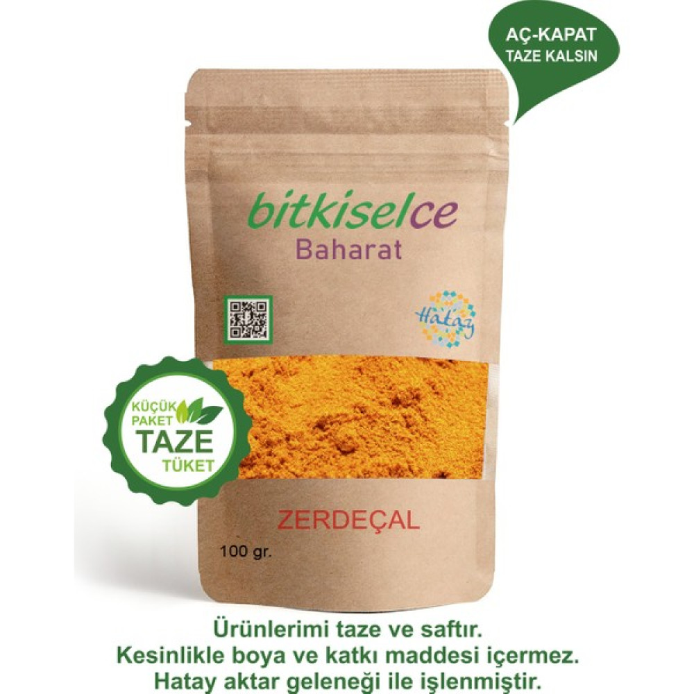 Bitkiselce Premium Kalite Doğal Toz Zerdeçal - Sofralarınızın Sağlık Işıltısı 200 gr. - 200 gr Oto Boyaları Fiyatı