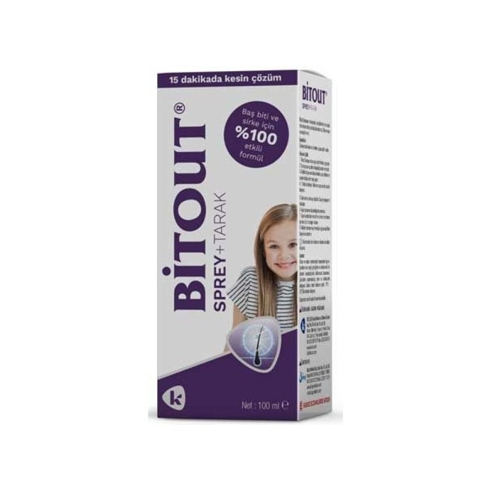 Bitout Spreyi 100 ml + Çelik Tarak Şampuan ve Saç Kremi Fiyatı