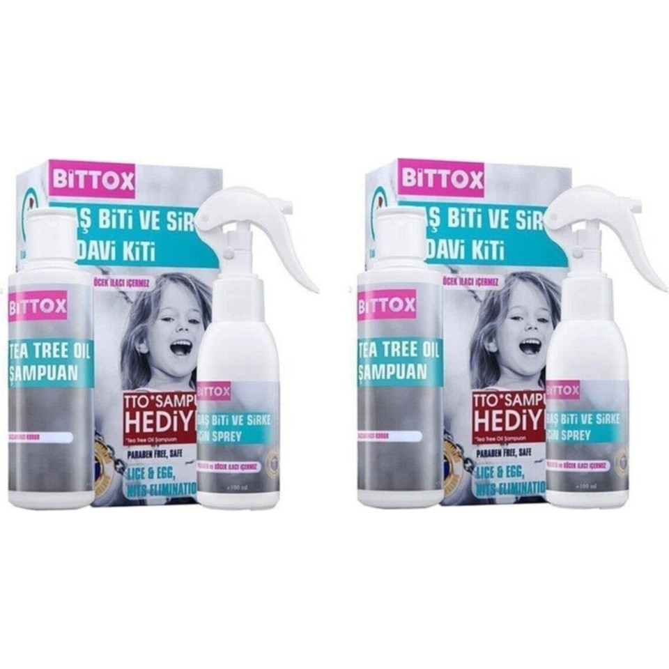 Bittox 100 ml Sprey ve 150 ml Şampuan Hediyeli Arındırıcı Saç Bakım Seti - 2 Kutu Kofre Diğer Fiyatı