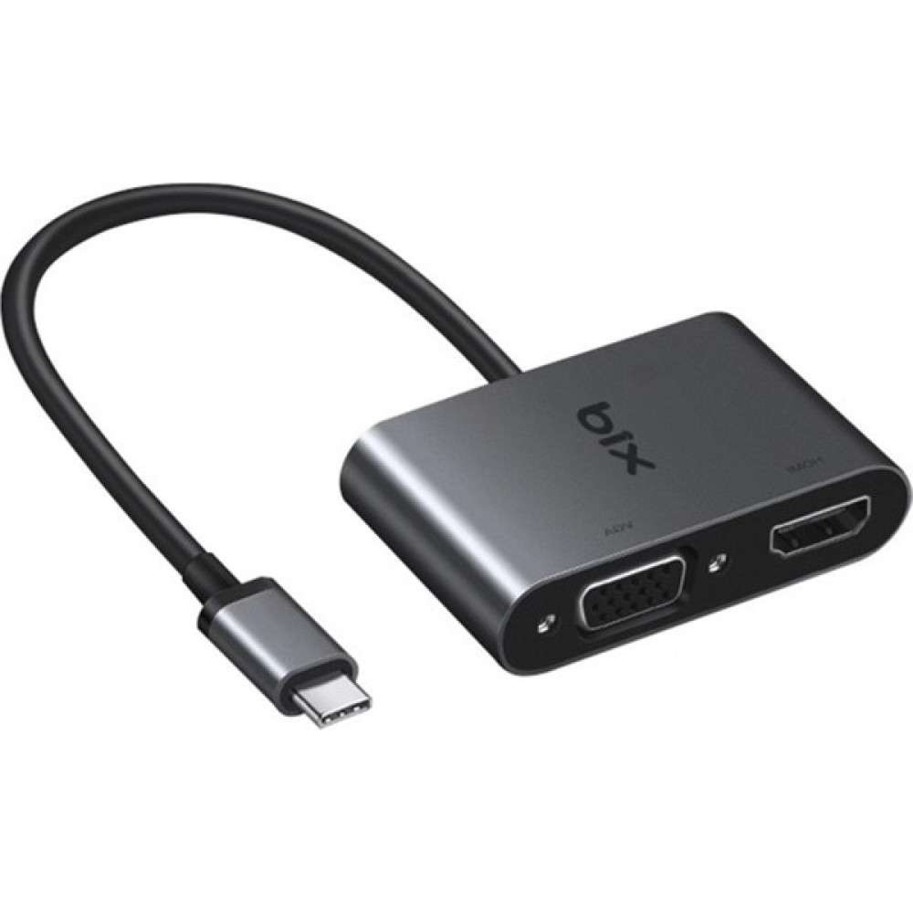 Bix BX14HB 2in1 Type-C 3.1 4K@30Hz HDMI & VGA iPad Pro, Macbook / Windows Uyumlu Grafik Adaptörü Bilgisayar Çevirici ve Adaptörü Fiyatı